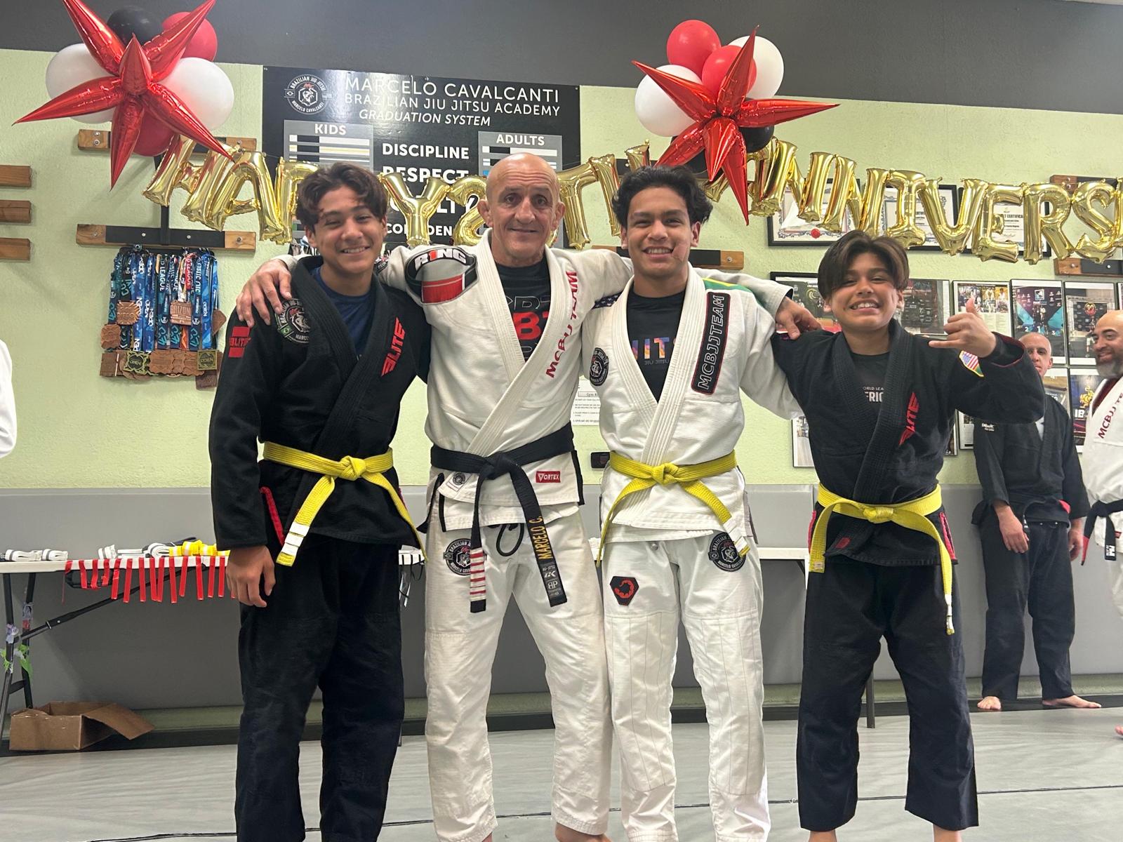MCBJJ 20th anniversary graduation ceremony belt promotion