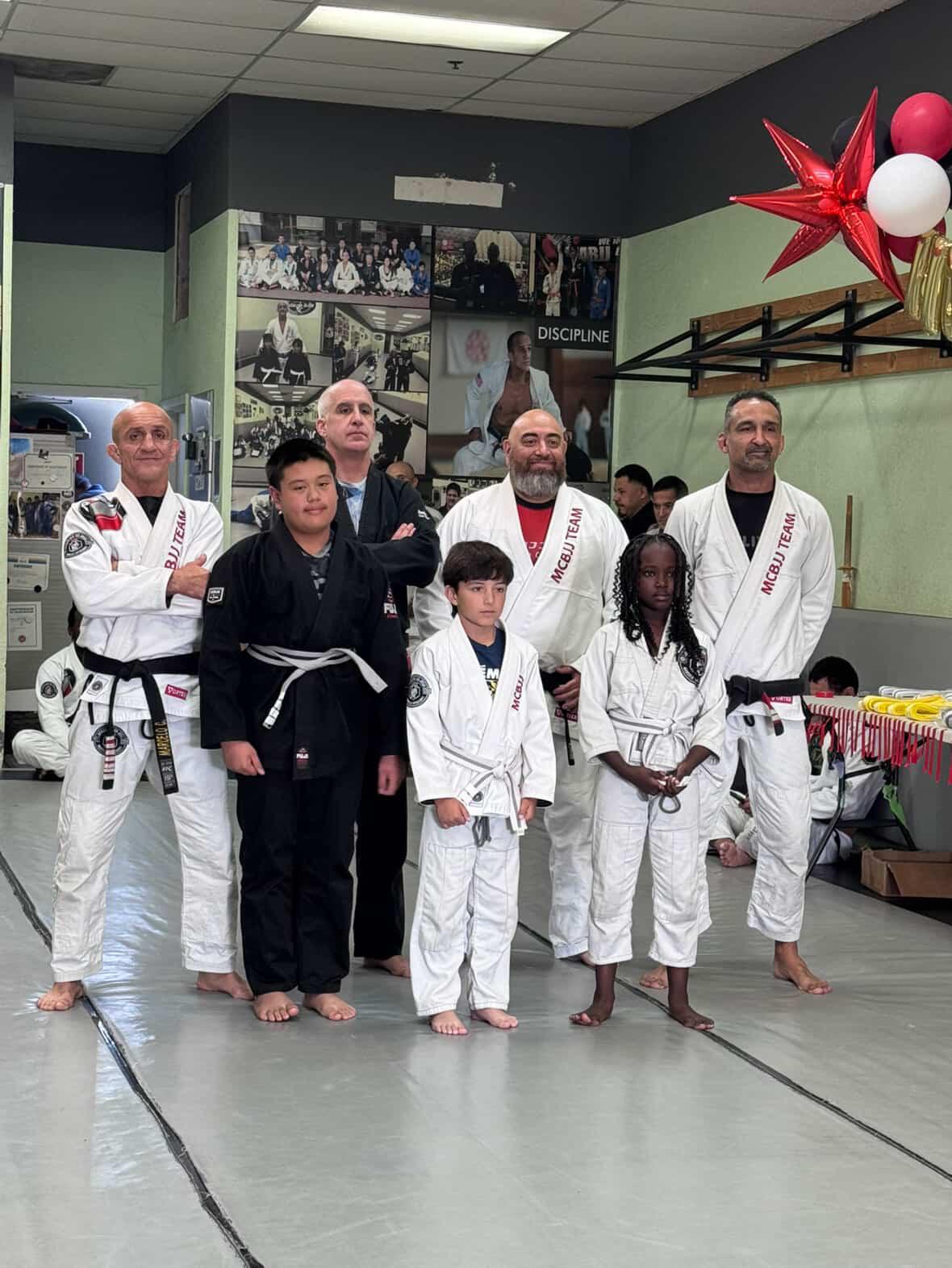 MCBJJ team group photo at academy event